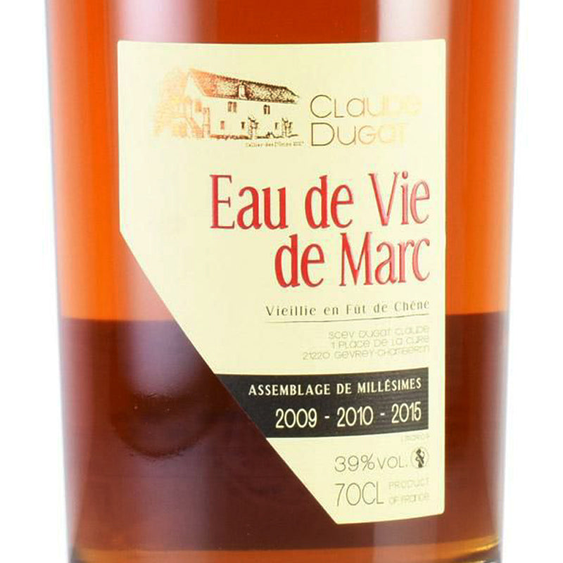 Claude Dugat Eau de Vie de Marc Assemblage 2009/2010/2015