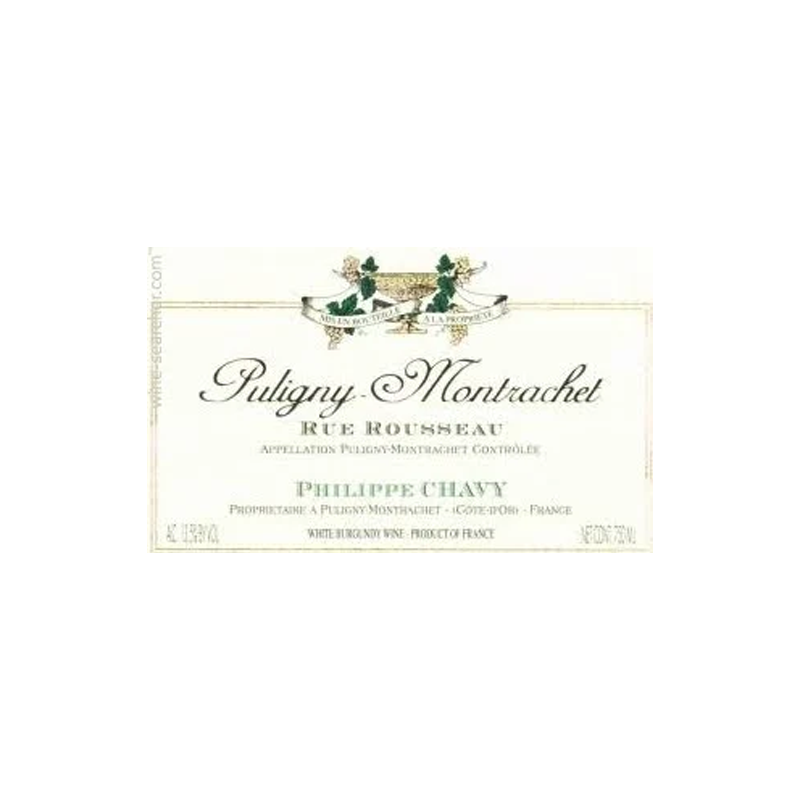 Domaine Philippe Chavy Puligny Montrachet Rue Rousseau 2023