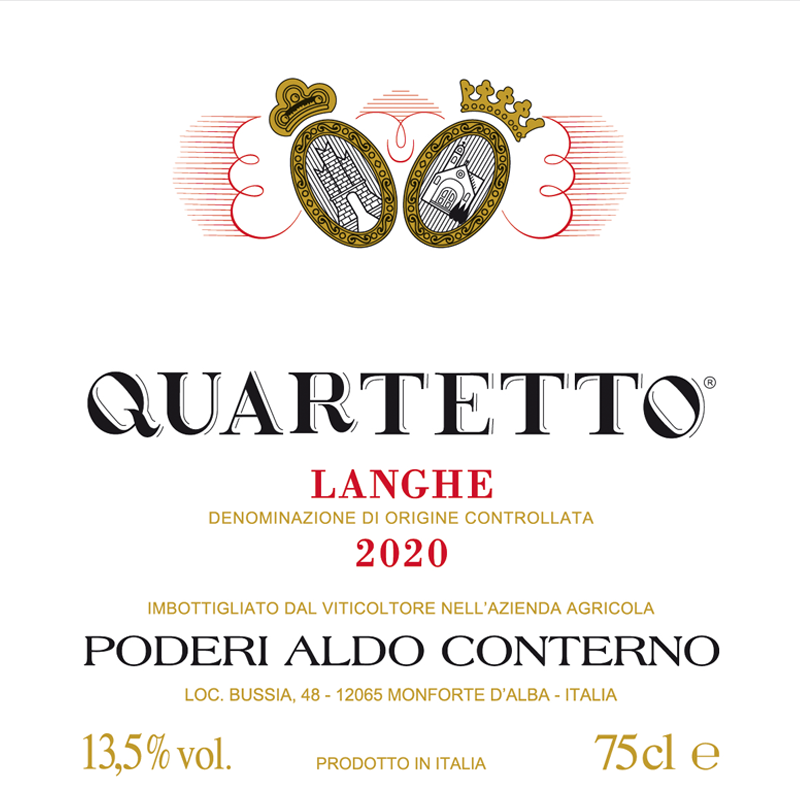 Poderi Aldo Conterno Langhe Rosso Quartetto 2019