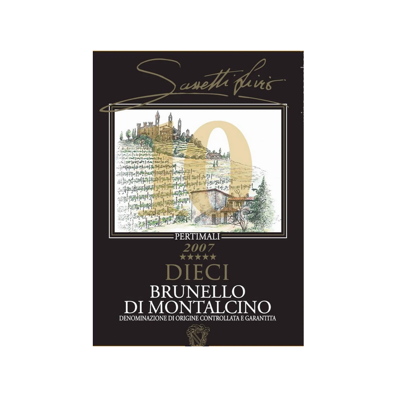 Sassetti Livio Pertimali Brunello di Montalcino Dieci 2007