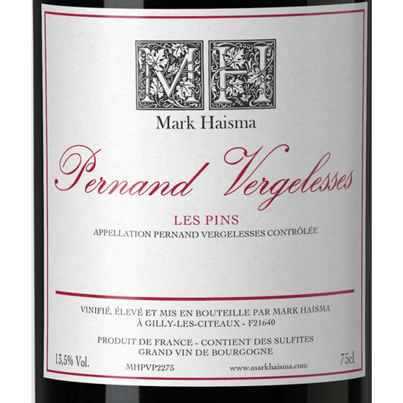 Mark Haisma Pernand-Vergelesses Les Pins Rouge 2022