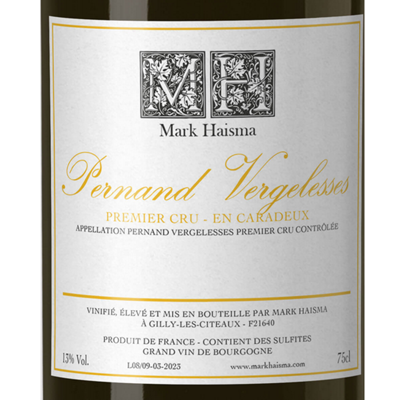 Mark Haisma Pernand-Vergelesses 1er Cru En Caradeux Blanc 2023