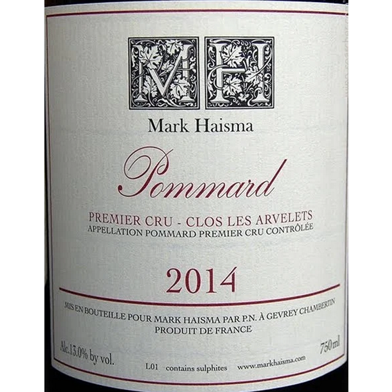 Mark Haisma Pommard 1er Cru Clos des Arvelets 2023