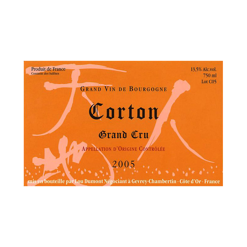 Lou Dumont Corton Grand Cru 2022