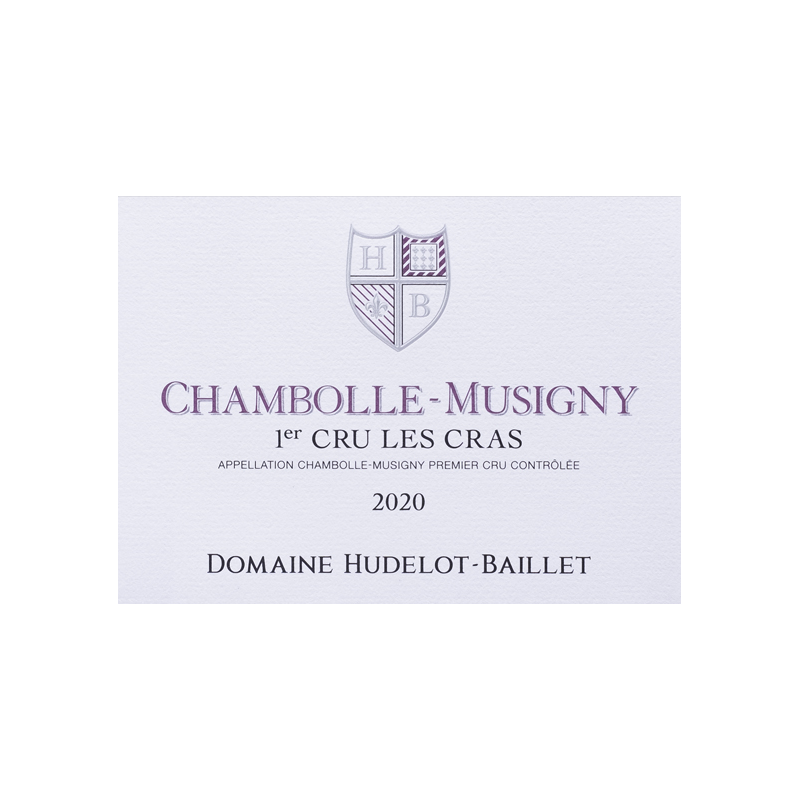 Domaine Hudelot-Baillet Chambolle-Musigny 1er Cru Les Cras 2023