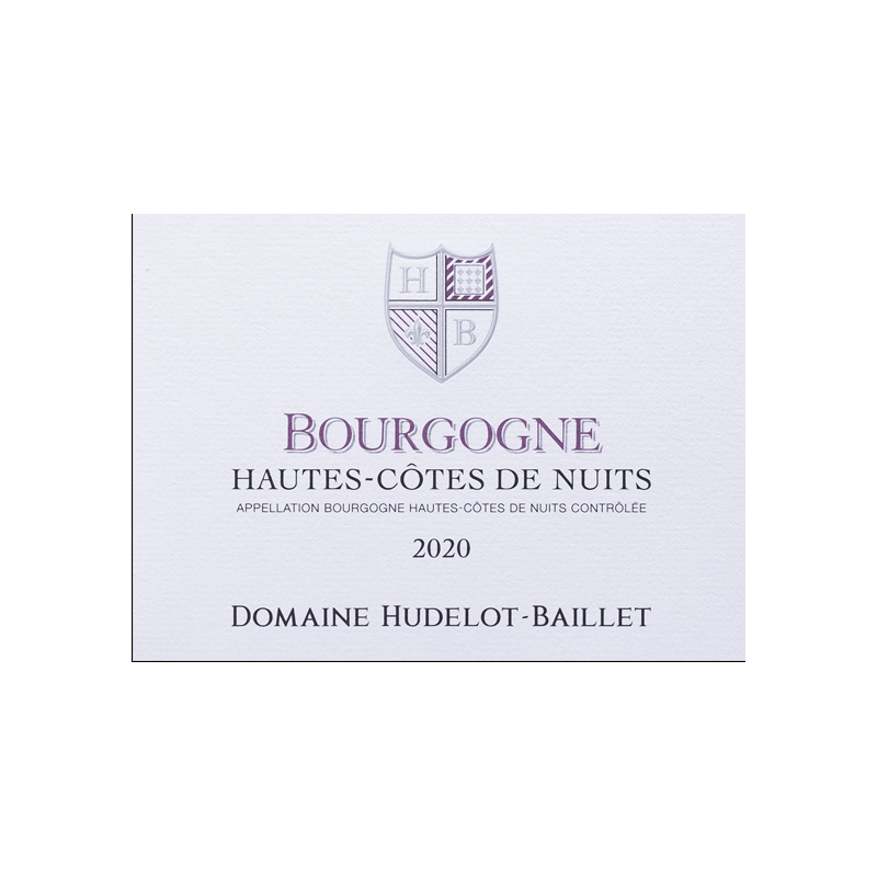 Domaine Hudelot-Baillet Bourgogne Hautes-Cotes de Nuits Rouge 2023