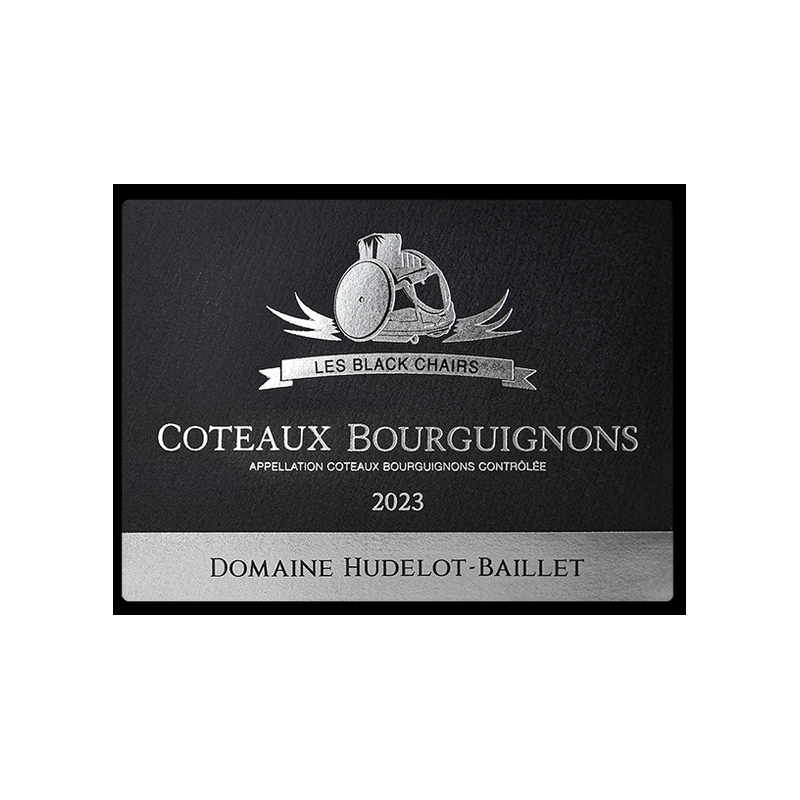 Domaine Hudelot-Baillet Coteaux Bourguignons Rouge Les Black Chairs 2023