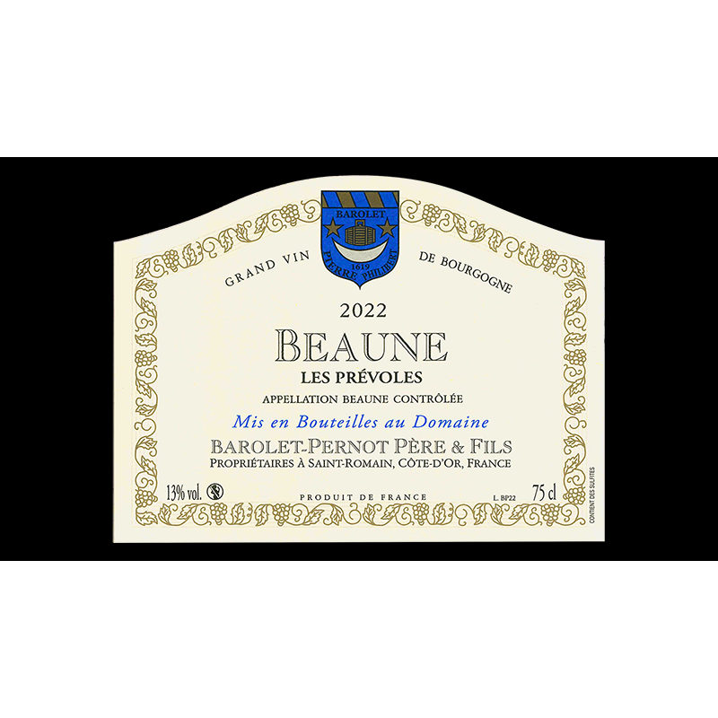 Barolet-Pernot Beaune Les Prevoles Blanc 2023