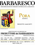 Produttori del Barbaresco Barbaresco Riserva Pora 2017 750ml